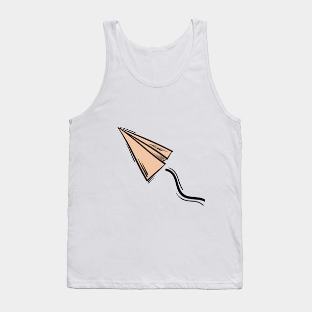 Paper Plane Tank Top by Weldi - 33 Studio Design